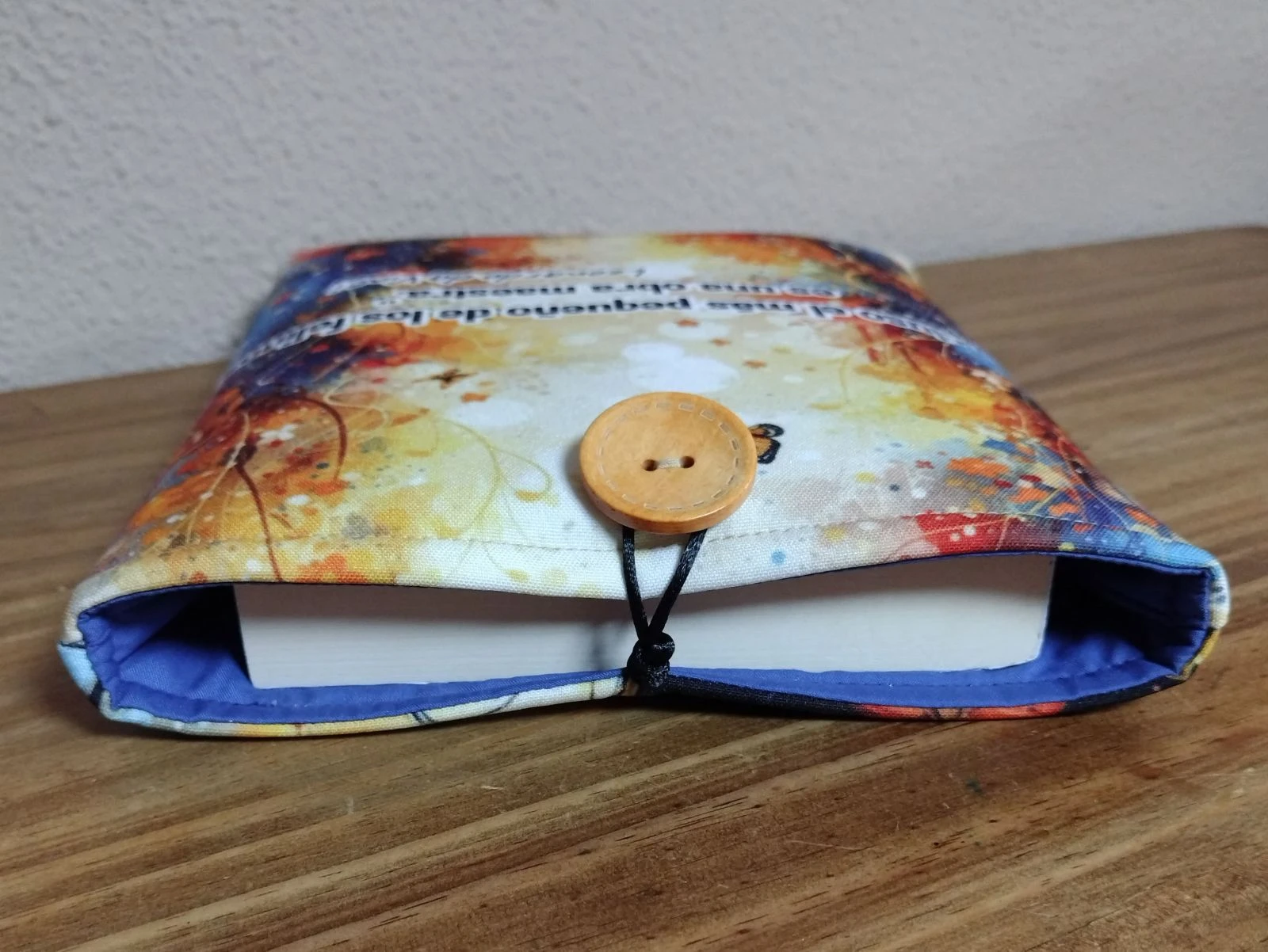 Bolsa literária acolchoada - Design de gato e menina - Feito à mão – photo 4